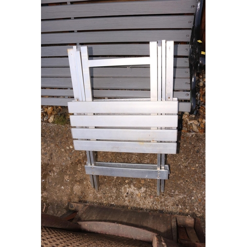 9 - 2 X FOLDING CHAIRS