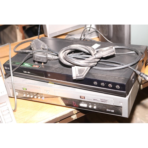 101 - SAMSUNG DVD & VIDEO PLAYER AND LG RECORDER (BOTH WITH REMOTES) - WARRANTED UNTIL 12 NOON TUESDAY FOL... 