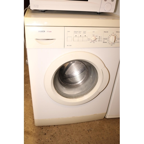 107 - BOSCH CLASSIX WASHING MACHINE - WARRANTED UNTIL NOON TUES FOLOWING THE ABOVE SALE