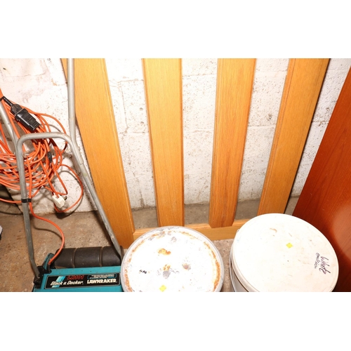 113 - GLAZED HARDWOOD DOOR - H78'' X W30''