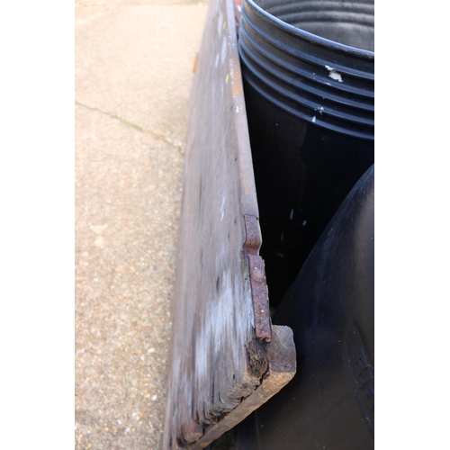 80 - VINTAGE TRESTLE TABLE