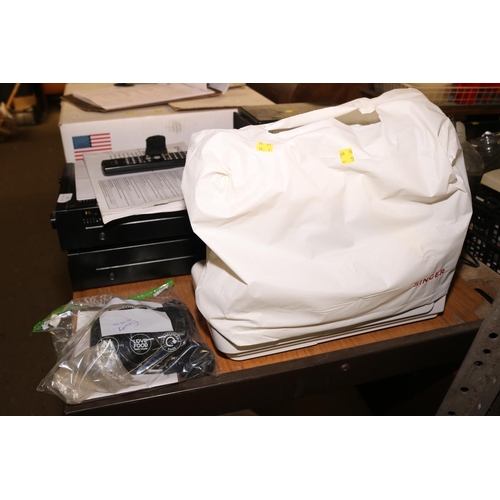 94 - SINGER SEWING MACHING - WARRANTED UNTIL 12 NOON TUESDAY FOLLOWING THE ABOVE SALE