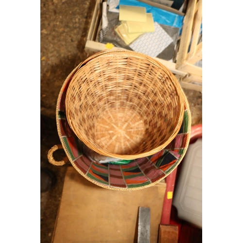 176 - LINEN BIN, BASKET, STEPS, ETC