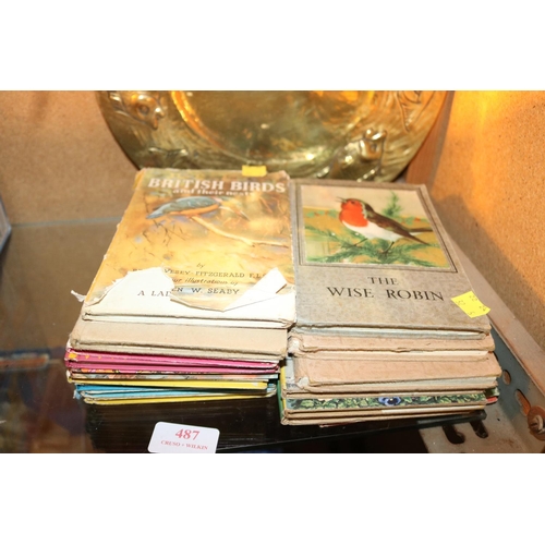 487 - VINTAGE LADYBIRD BOOKS, SOME WITH DUST JACKETS