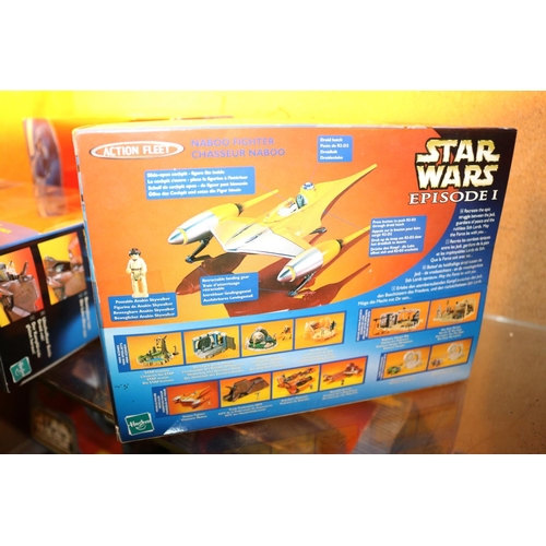 488B - STAR WARS ACTION FLEET NABOO FIGHTER - SEALED