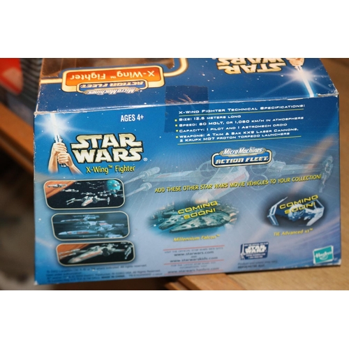 490E - STAR WARS ACTION FLEET X-WING FIGHTER - SEALED