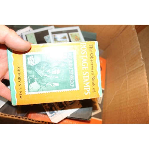 493 - VINATGE STAMP ALBUM 1850'S ONWARDS, LOOSE STAMPS, STANLEY GIBBONS CATALOGUE, MINT STAMPS, ETC