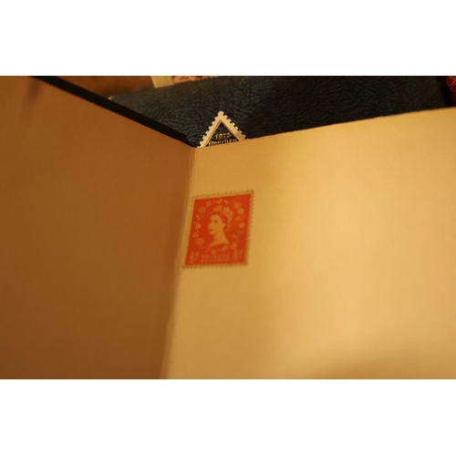 496 - 7 BRITISH ISLES STAMP COLLECTING BOOKS & STAMPS