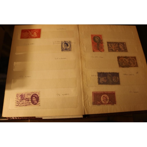 496 - 7 BRITISH ISLES STAMP COLLECTING BOOKS & STAMPS