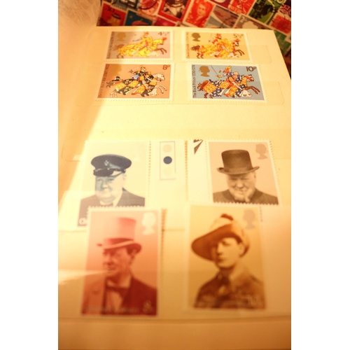 496 - 7 BRITISH ISLES STAMP COLLECTING BOOKS & STAMPS