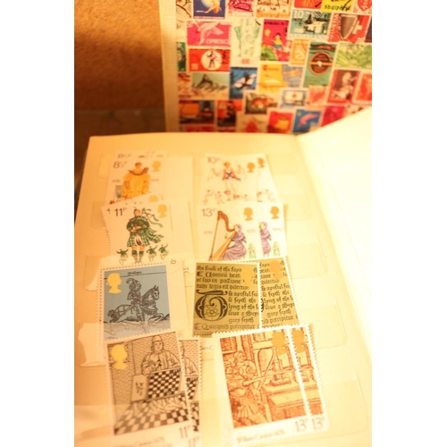 496 - 7 BRITISH ISLES STAMP COLLECTING BOOKS & STAMPS