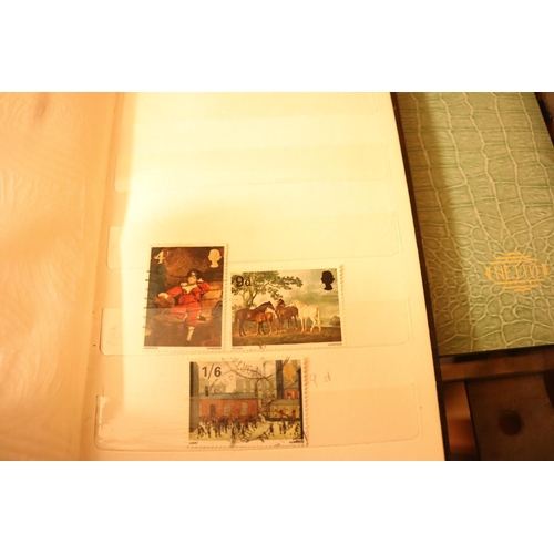 496 - 7 BRITISH ISLES STAMP COLLECTING BOOKS & STAMPS