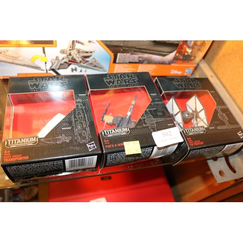 502 - 3 TITANIUM BLACK SERIES SHPS - SEALED