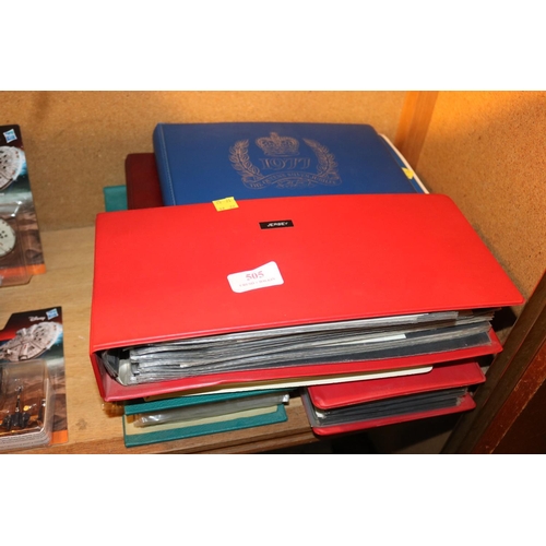 505 - QTY OF FIRST DAYCOVER STAMPS, STAMP SETS, ETC