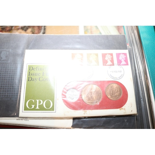 505 - QTY OF FIRST DAYCOVER STAMPS, STAMP SETS, ETC