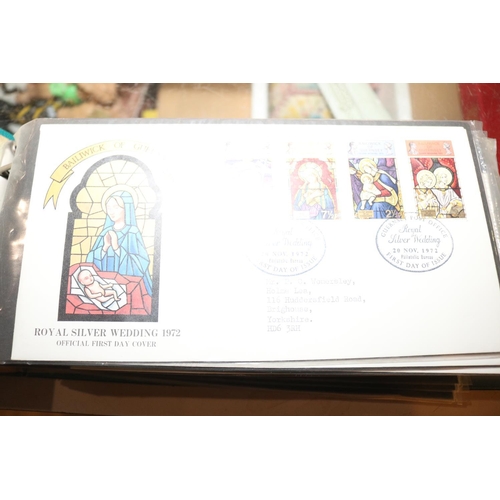 505 - QTY OF FIRST DAYCOVER STAMPS, STAMP SETS, ETC