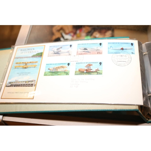 505 - QTY OF FIRST DAYCOVER STAMPS, STAMP SETS, ETC