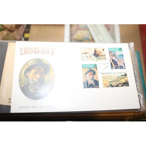 505 - QTY OF FIRST DAYCOVER STAMPS, STAMP SETS, ETC