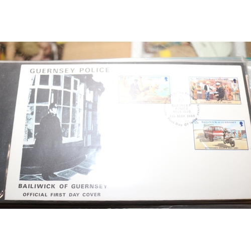 505 - QTY OF FIRST DAYCOVER STAMPS, STAMP SETS, ETC