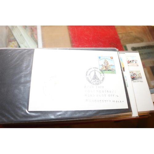 505 - QTY OF FIRST DAYCOVER STAMPS, STAMP SETS, ETC