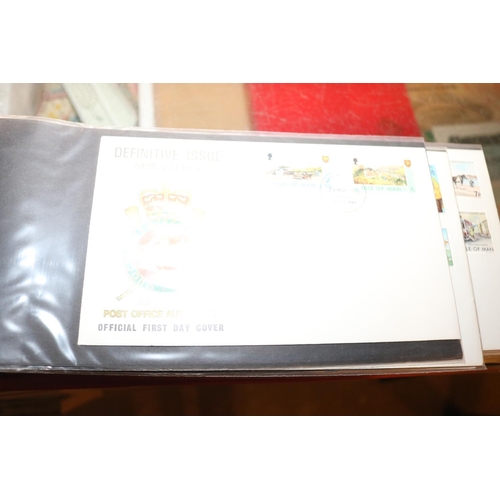 505 - QTY OF FIRST DAYCOVER STAMPS, STAMP SETS, ETC