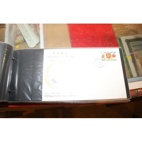 505 - QTY OF FIRST DAYCOVER STAMPS, STAMP SETS, ETC