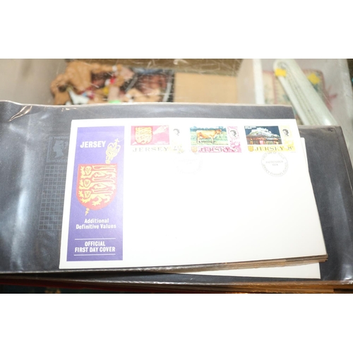 505 - QTY OF FIRST DAYCOVER STAMPS, STAMP SETS, ETC