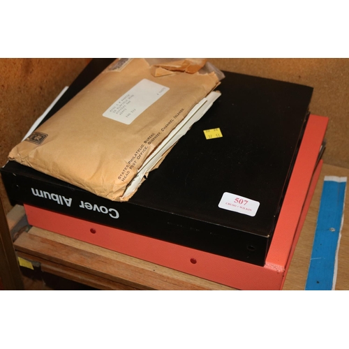 507 - 2 FILES OF GREAT BRITAIN STAMPS