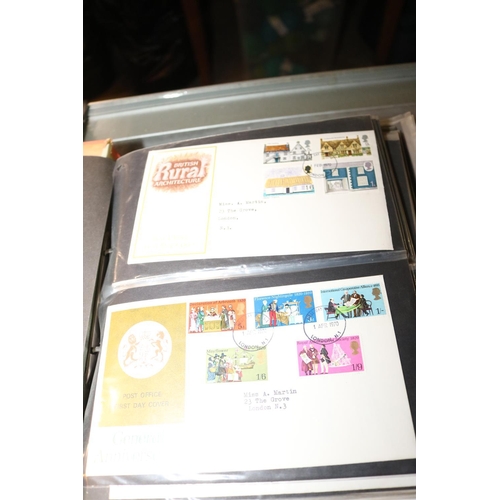 507 - 2 FILES OF GREAT BRITAIN STAMPS