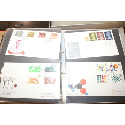 507 - 2 FILES OF GREAT BRITAIN STAMPS