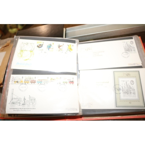 507 - 2 FILES OF GREAT BRITAIN STAMPS