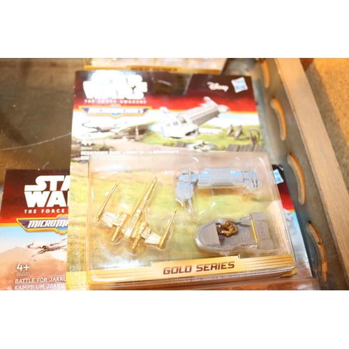 508 - 3 STAR WARDS GOLD SERIES SETS - SEALED