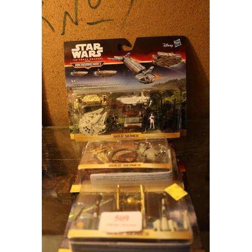 509 - 3 STAR WARS GOLD SERIES SETS - SEALED