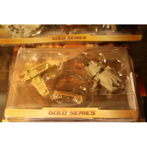 509 - 3 STAR WARS GOLD SERIES SETS - SEALED