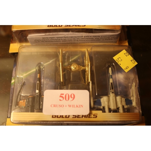 509 - 3 STAR WARS GOLD SERIES SETS - SEALED