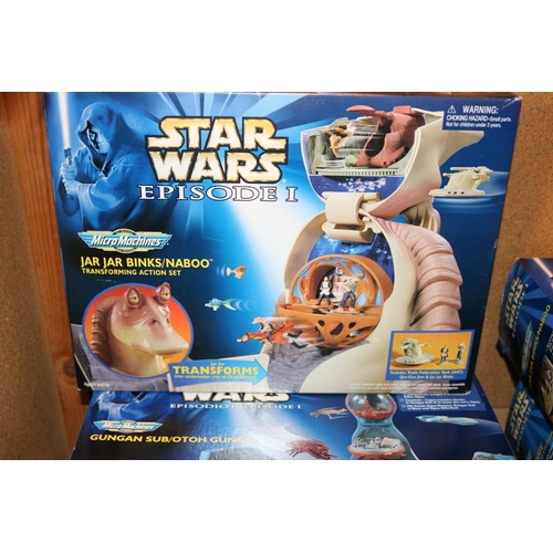 516 - 2 STAR WARS EPISODE 1 TRANSFORMING PLAYSETS - SEALED