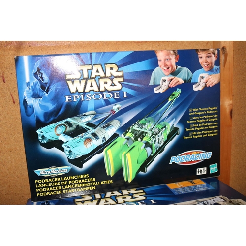 517 - 3 STAR WARS EPISODE 1 PLAYSETS - SEALED