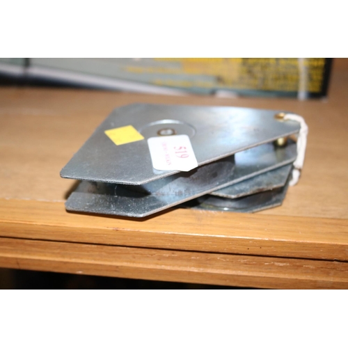 519 - 2 SEALEY WELDING MAGNETS