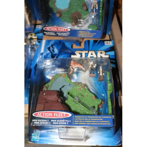 522 - 4 STAR WARS EPISODE 1 PLAYSETS - SEALED