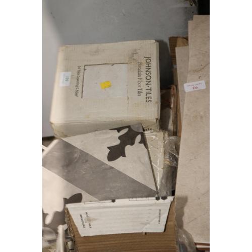 65 - LARGE QTY OF VARIOUS  BOXES OF  CERAMIC TILES