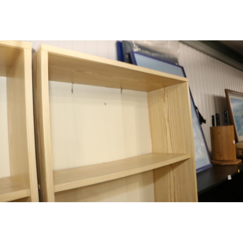 79 - PINE EFFECT BOOKCASE