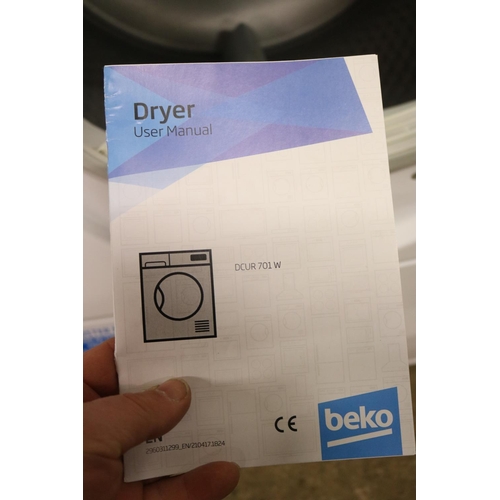 101 - BEKO TUMBLE DRYER - WARRANTED UNTIL 12 NOON TUESDAY FOLLOWING THE ABOVE SALE