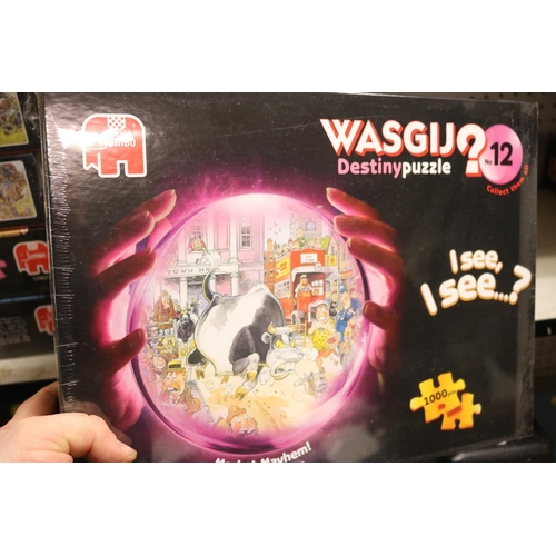 176 - 5 WASGIJ 1000 PIECE PUZZLES - FACTORY SEALED