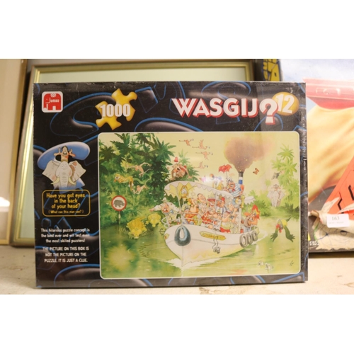 177 - 5 WASGIJ 1000 PIECE PUZZLES - FACTORY SEALED