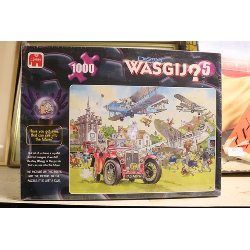 177 - 5 WASGIJ 1000 PIECE PUZZLES - FACTORY SEALED