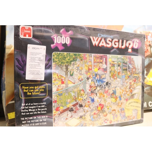 177 - 5 WASGIJ 1000 PIECE PUZZLES - FACTORY SEALED