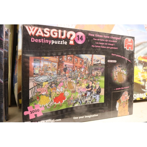 177 - 5 WASGIJ 1000 PIECE PUZZLES - FACTORY SEALED