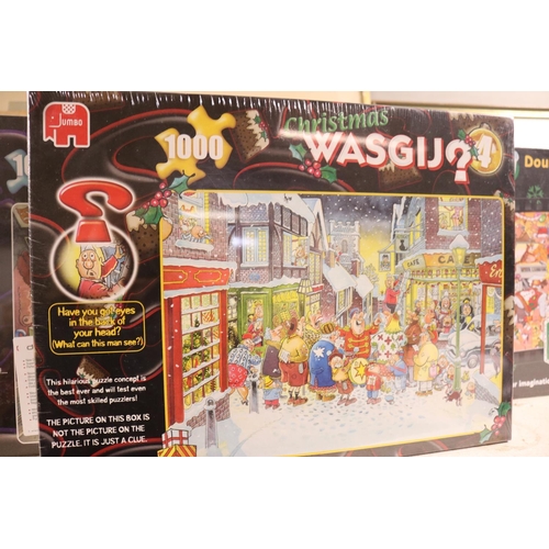 178 - 5 WASGIJ 1000 PIECE PUZZLES - FACTORY SEALED