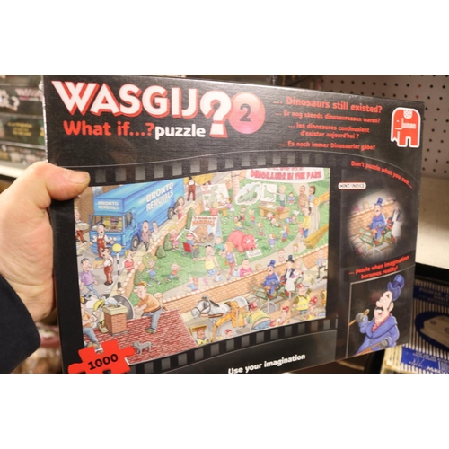 178 - 5 WASGIJ 1000 PIECE PUZZLES - FACTORY SEALED