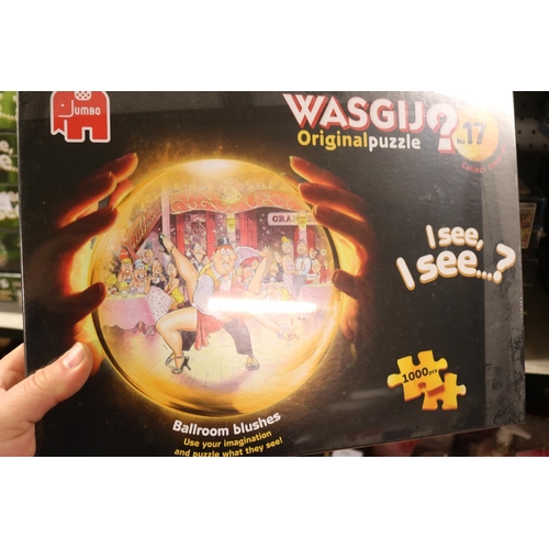 179 - 5 WASGIJ 1000 PIECE PUZZLES - FACTORY SEALED